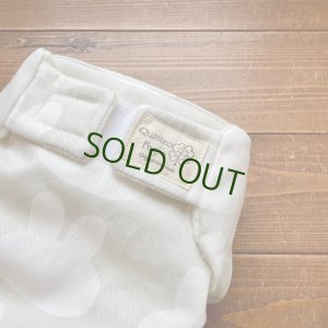 画像2: ノルディックバニー 【よつばのおむつ/日本製/ハンドメイド】 布おむつカバー （透湿性防水布使用）うさぎ,ウサギ (2)