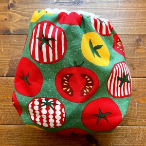 画像4: 【受注製作】森トマト 【よつばのおむつ/日本製/ハンドメイド】 布おむつカバー (透湿性防水布使用)※ご希望のサイズをお知らせください (4)