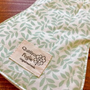 画像2: 夜用布ナプキン30cm 多い日も安心の防水仕様 「若葉のうた」 【ハンドメイド】 (2)