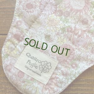 画像2: 【５枚以上まとめ買いで送料無料】 リバティ風フラワー（ピンク系） 手作り布ナプキン 防水・昼・多い日用 【レギュラーMサイズ】繰り返し使えてお肌に優しい♪ハンドメイド (2)