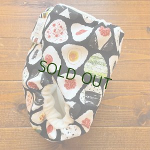 画像3: ノリノリおむすび 【よつばのおむつ/日本製/ハンドメイド】 布おむつカバー （透湿性防水布使用） (3)