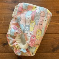 画像1: にょきっとアニマルズ 【よつばのおむつ/日本製/ハンドメイド】 布おむつカバー （透湿性防水布使用）クマ,パンダ