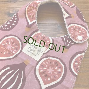 画像2: よだれの多い赤ちゃん必見！ 【超吸収！魔法のスタイ】 イチジク【ハンドメイド】マイクロファイバー×コットン生地のよだれかけ 【スタイ５枚以上まとめ買いで送料無料！】いちじく,無花果 (2)