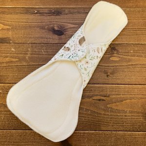 画像4: 夜用布ナプキン30cm 多い日も安心の防水仕様 森のオトモダチ・ナチュラルアニマルズ 【ハンドメイド】 (4)