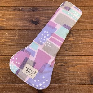 画像4: 夜用布ナプキン30cm 多い日も安心の防水仕様 北欧ハッピースクエア 【ハンドメイド】 (4)