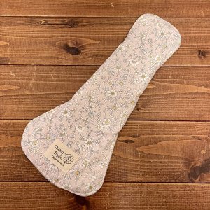 画像3: 夜用布ナプキン30cm 多い日も安心の防水仕様 やさしい花（ピンク） 【ハンドメイド】 (3)