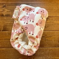 画像1: ごきげんブタちゃん 【よつばのおむつ/日本製/ハンドメイド】 布おむつカバー (透湿性防水布使用)アニマル