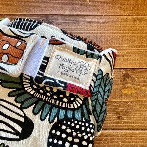 画像2: 北欧の台所（やさいのきもち） 【よつばのおむつ/日本製/ハンドメイド】 布おむつカバー （透湿性防水布使用）野菜,ベジタブル (2)