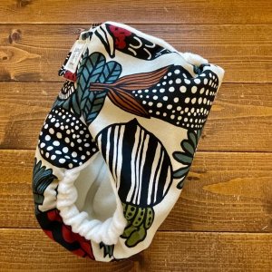 画像3: 北欧の台所（やさいのきもち） 【よつばのおむつ/日本製/ハンドメイド】 布おむつカバー （透湿性防水布使用）野菜,ベジタブル (3)