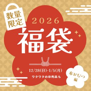 画像1: 【送料無料】2026年★布おむつ福袋  しあわせ新習慣をつくる開運９点セット HAPPY BAG (1)
