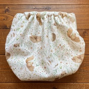 画像3: 森のオトモダチ・ナチュラルアニマルズ 【トレパンM~L】立ったまま交換出来る♪ パンツ型おむつカバー（防水）動物,うさぎ,ウサギ (3)