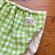画像2: 【大きいトレパン XL:90-110】 ギンガムチェック（グリーン） パンツ型おむつカバー（防水）立ったまま交換出来る♪緑 (2)