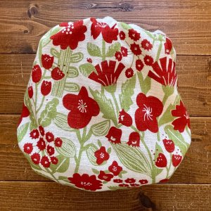 画像4: ブロッサムフラワー（レッド赤） 【よつばのおむつ/日本製/ハンドメイド】 布おむつカバー （透湿性防水布使用）花柄 (4)