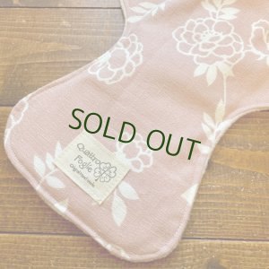 画像2: 夜用布ナプキン30cm 多い日も安心の防水仕様 北欧ぬくもりフラワー 【ハンドメイド】ピンク (2)