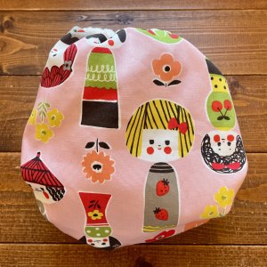画像4: 北欧こけしちゃん 【よつばのおむつ/日本製/ハンドメイド】 布おむつカバー （透湿性防水布使用）ピンク,コケシ (4)