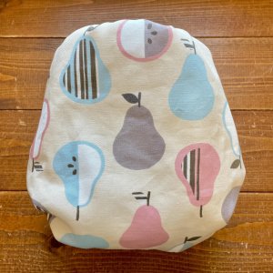 画像4: 洋梨の午後 【よつばのおむつ/日本製/ハンドメイド】 布おむつカバー （透湿性防水布使用）北欧,洋ナシ (4)