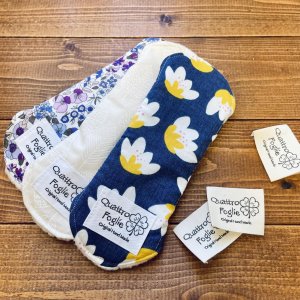 画像13: 【送料無料】ハンドメイド   温活♪布ライナー3枚セット おりもの・軽い尿もれ用/繰り返し使えてお肌に優しい (13)