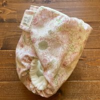 画像1: リバティ風フラワー(ピンク系) 【よつばのおむつ/日本製/ハンドメイド】 布おむつカバー (透湿性防水布使用)花柄,女の子
