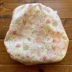 画像4: リバティ風フラワー（ピンク系） 【よつばのおむつ/日本製/ハンドメイド】 布おむつカバー （透湿性防水布使用）花柄,女の子 (4)