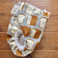 画像1: おはよう北欧食パン 【よつばのおむつ/日本製/ハンドメイド】 布おむつカバー (透湿性防水布使用)朝,グレー