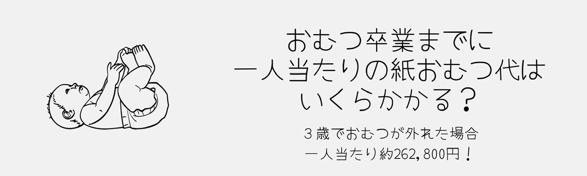 “一人当たりの紙おむつ代”