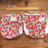 画像3: 【クリックポスト送料無料】【ハンドメイド】立ったままOK♪履かせるパンツ型布おむつカバー福袋（５点セット）