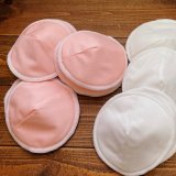 布の「母乳パッド」くり返し使えて肌に優しい♪（２枚組）立体カップ 竹 母乳育児 授乳