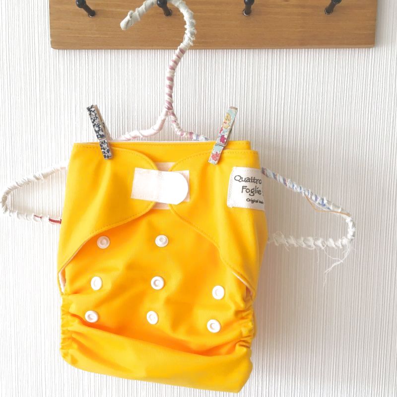 布おむつ本舗オリジナル】ポケット式ワンサイズおむつカバー（ひまわり