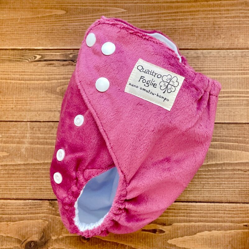 大人おむつカバー ピンクチェック 裏撥水 Lサイズ 金属ホック 大人おむつカバー ピンクチェック 裏撥水 Lサイズ 金属ホック 大人